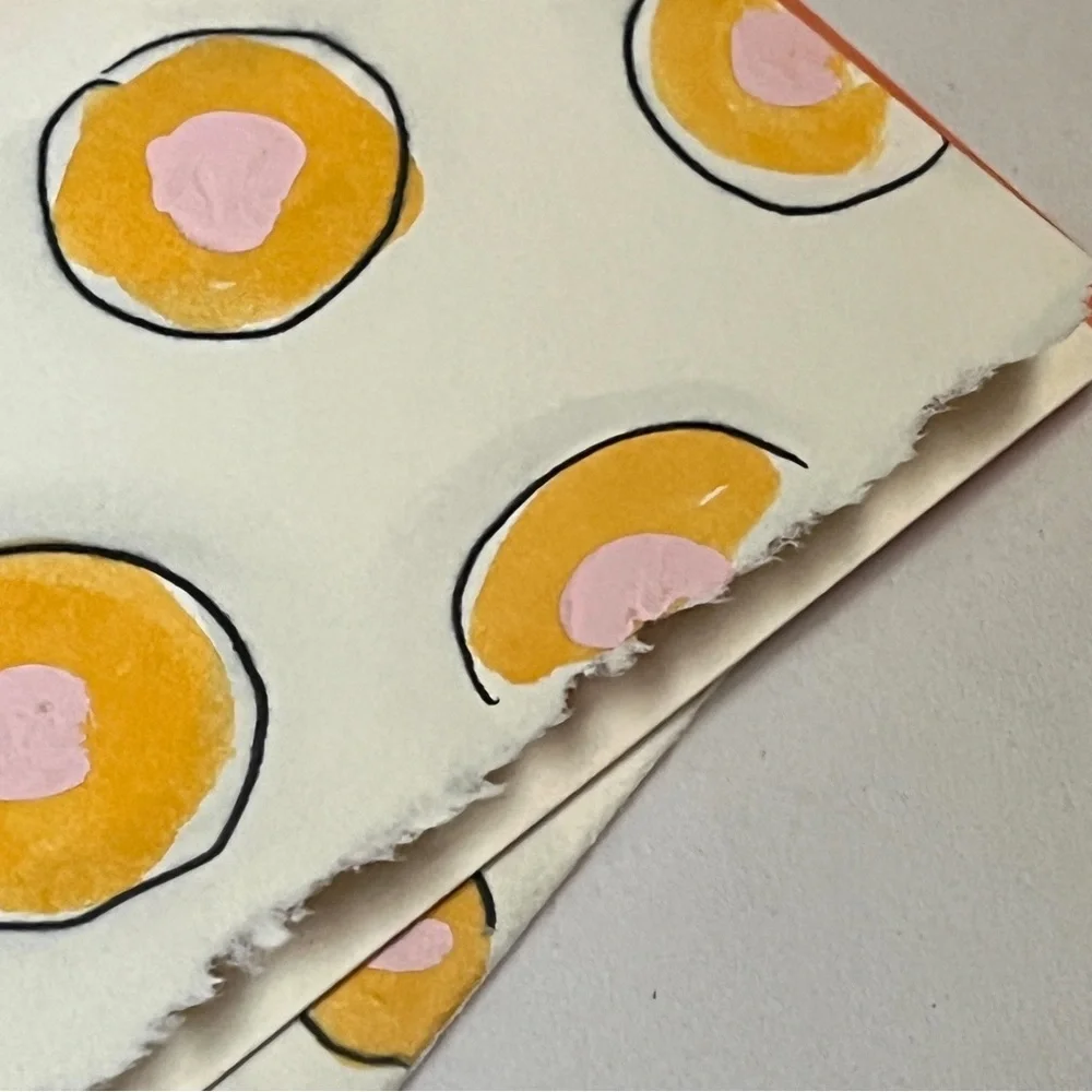 Colorful Patterned Cards-Artist Designed & Painted. Very Special Luxury Cards